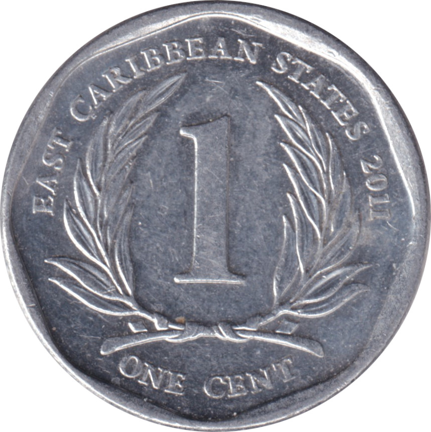 1 cent - Elizabeth II - Tête agée