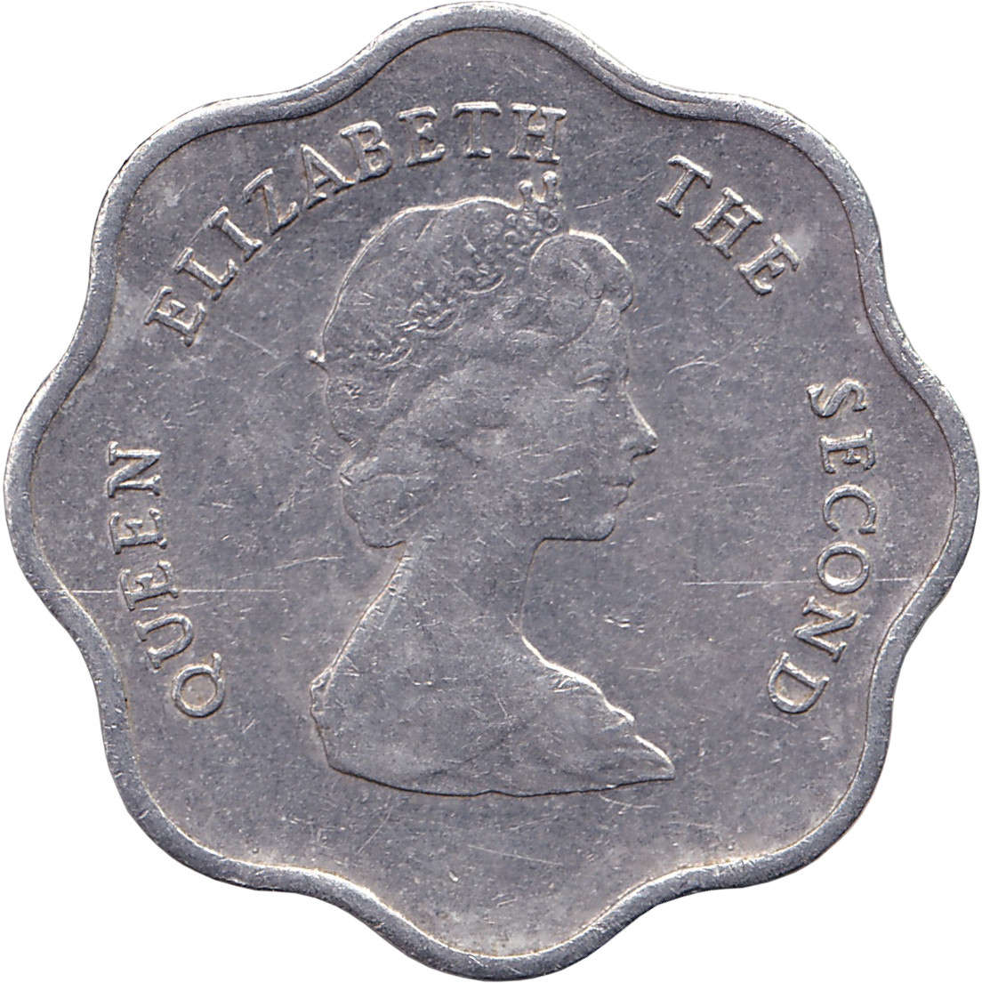 5 cents - Elizabeth II - Mature bust