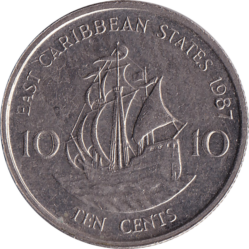 10 cents - Elizabeth II - Mature bust