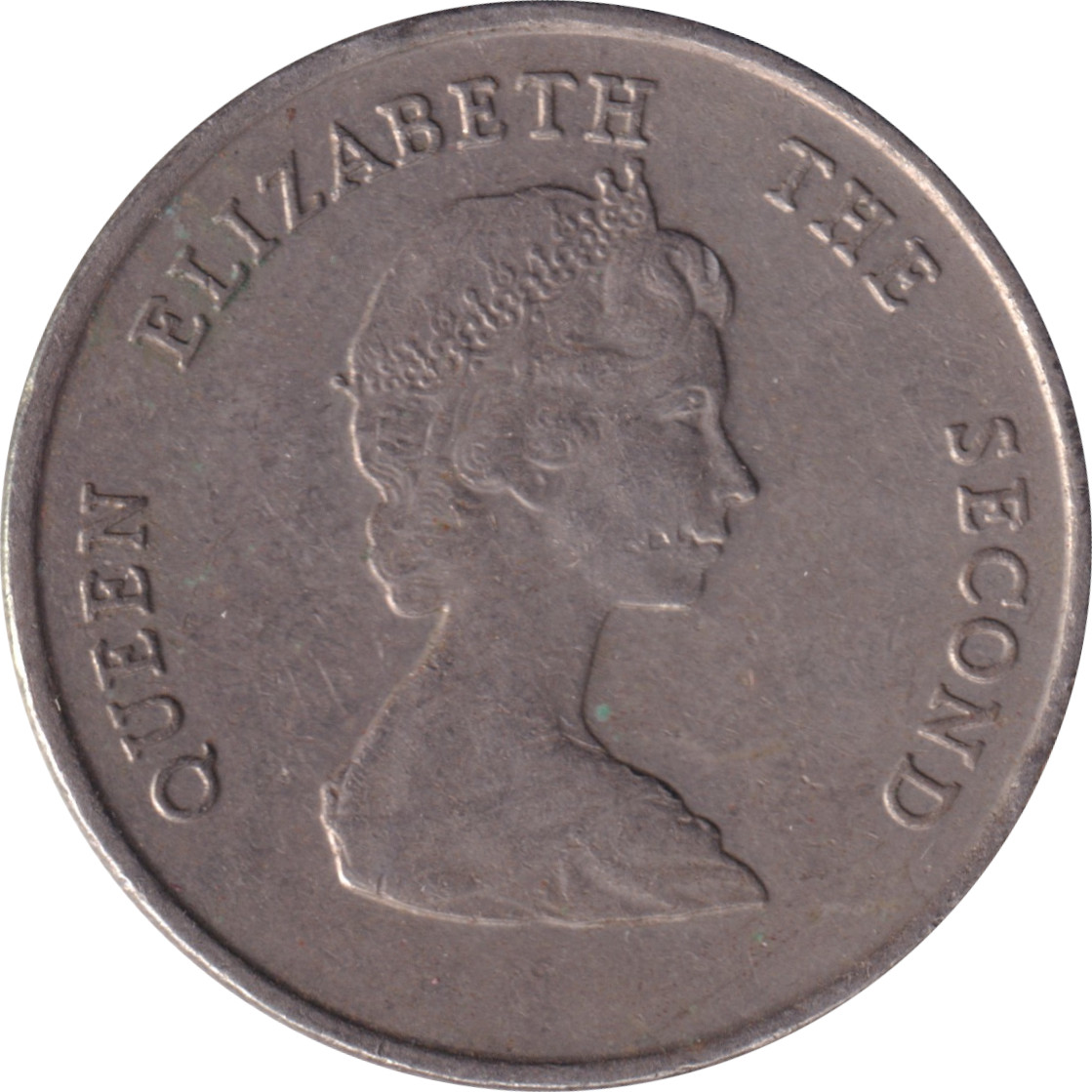 25 cents - Elizabeth II - Buste mature