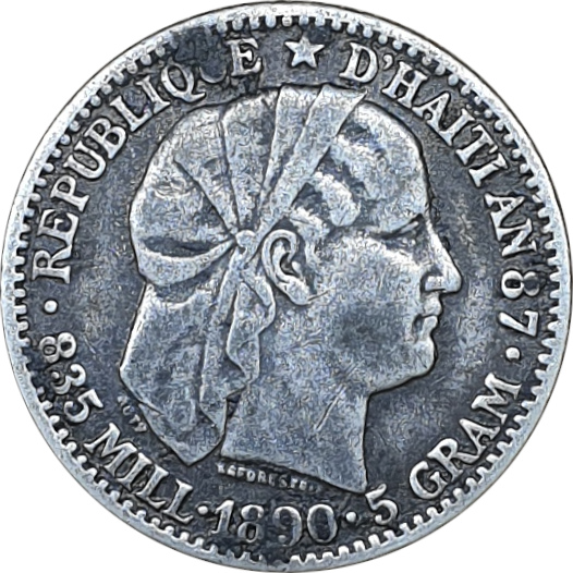 20 centimes argent - Liberty