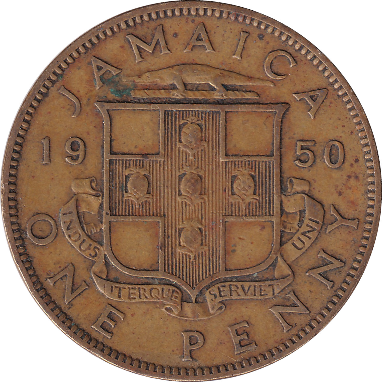 1 penny - Georges VI