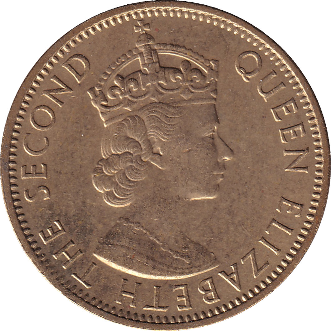 1/2 penny - Elizabeth II - Blason