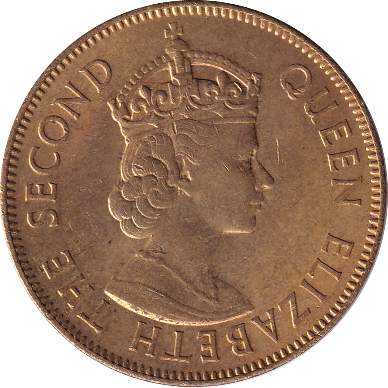 1 penny - Elizabeth II - Blason