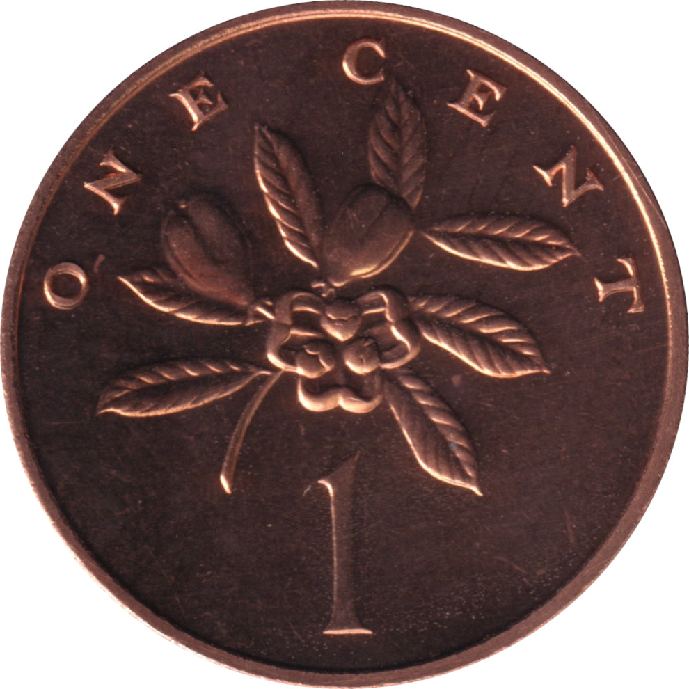 1 cent - Branch - Large legend - Bronze