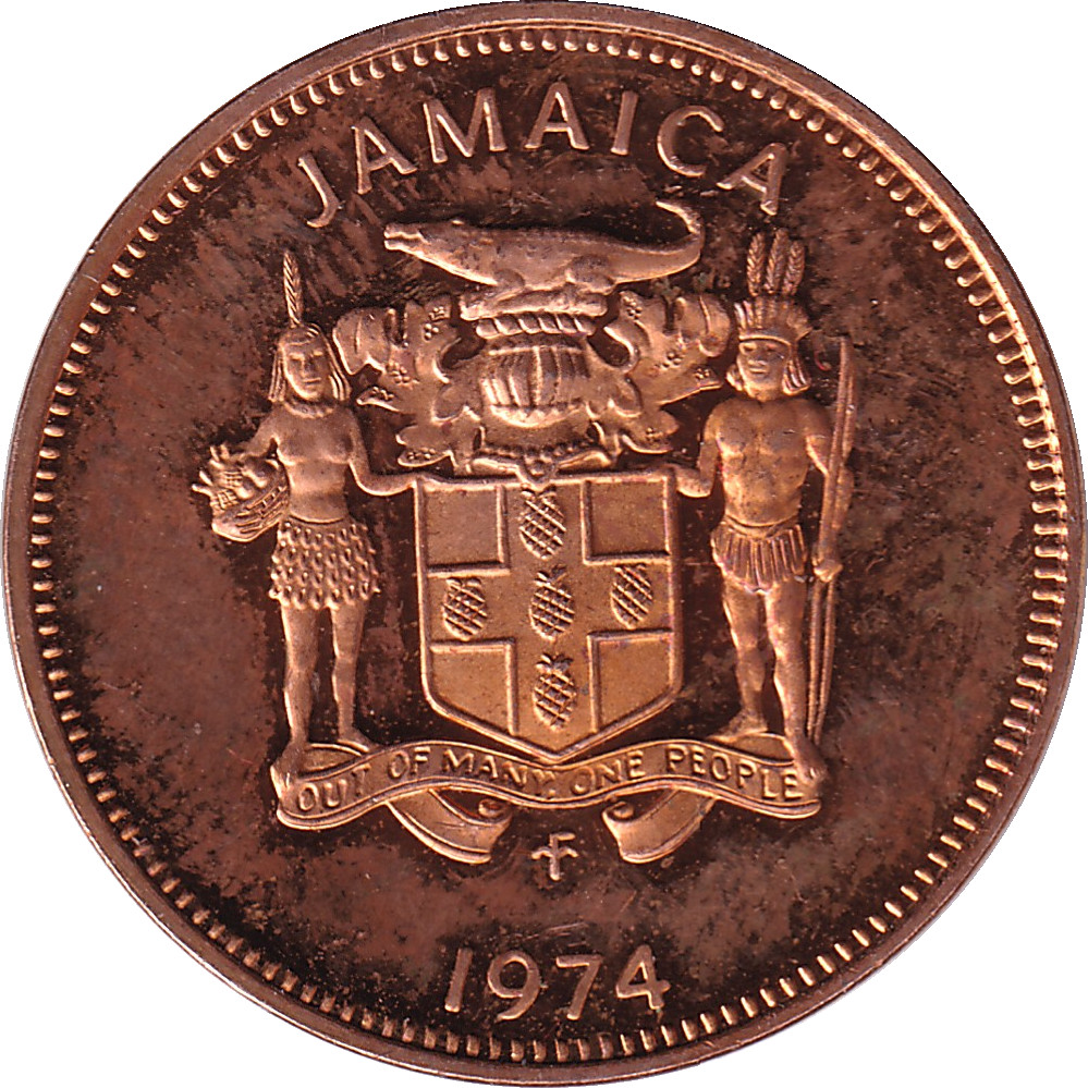 1 cent - Branch - Small legend - Bronze