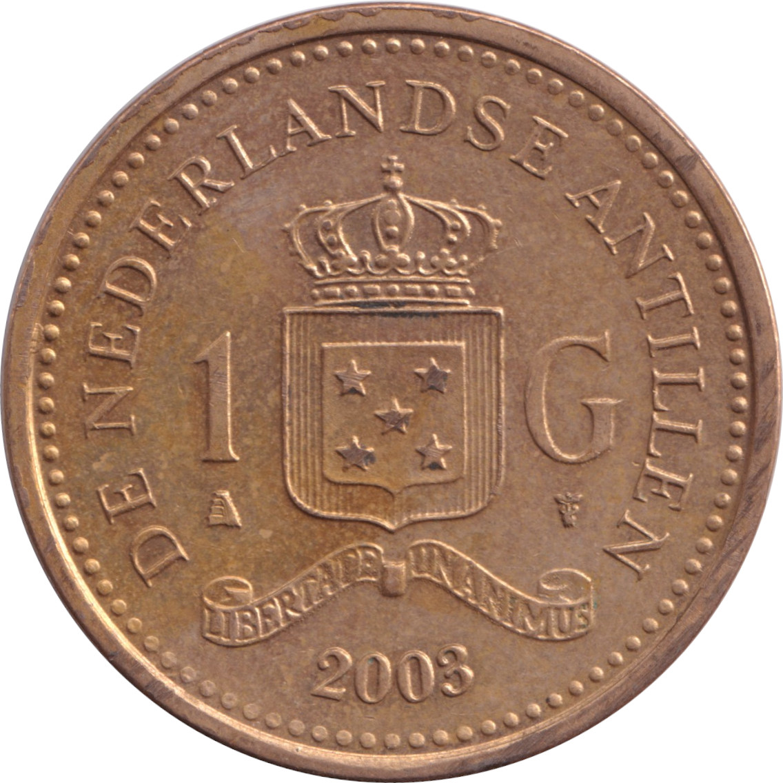 1 gulden - Béatrix - Petit blason