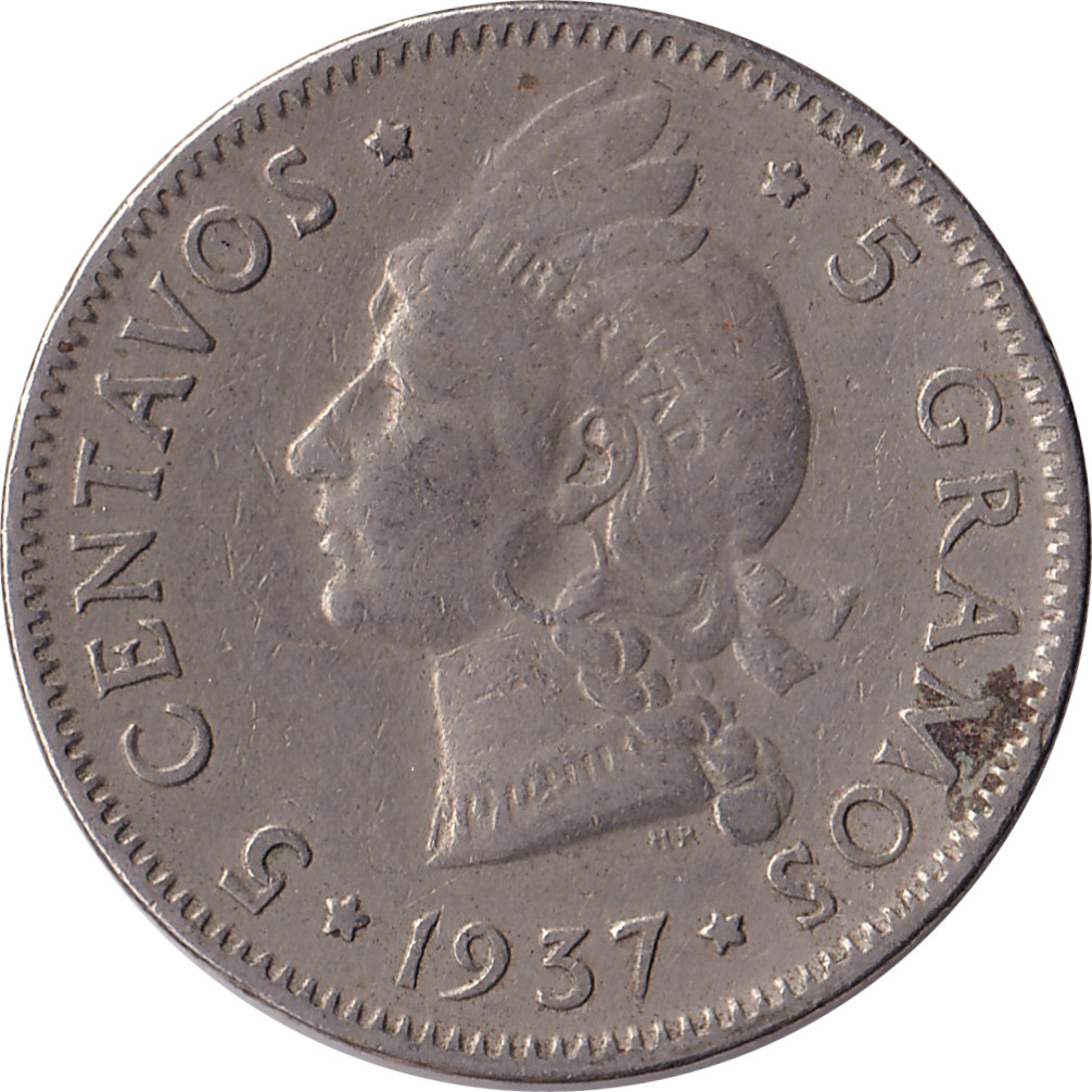 5 centavos - Princesse - Cupronickel