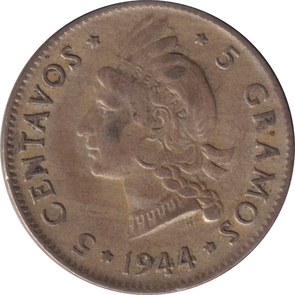 5 centavos - Princesse - Silver