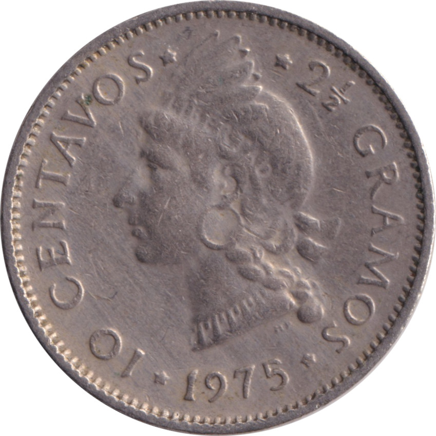 10 centavos - Princesse - Cupronickel