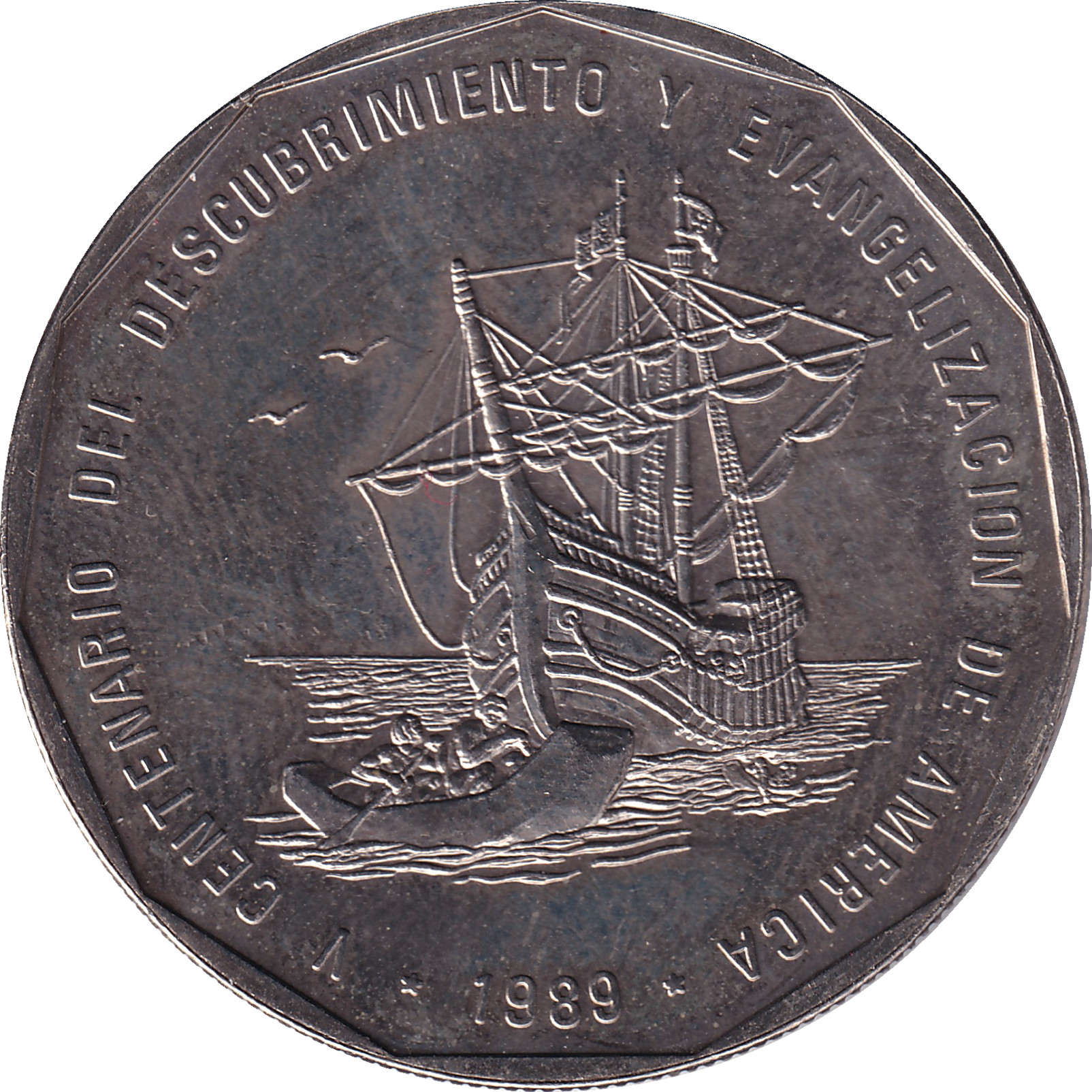 1 peso - Découverte - 500 years