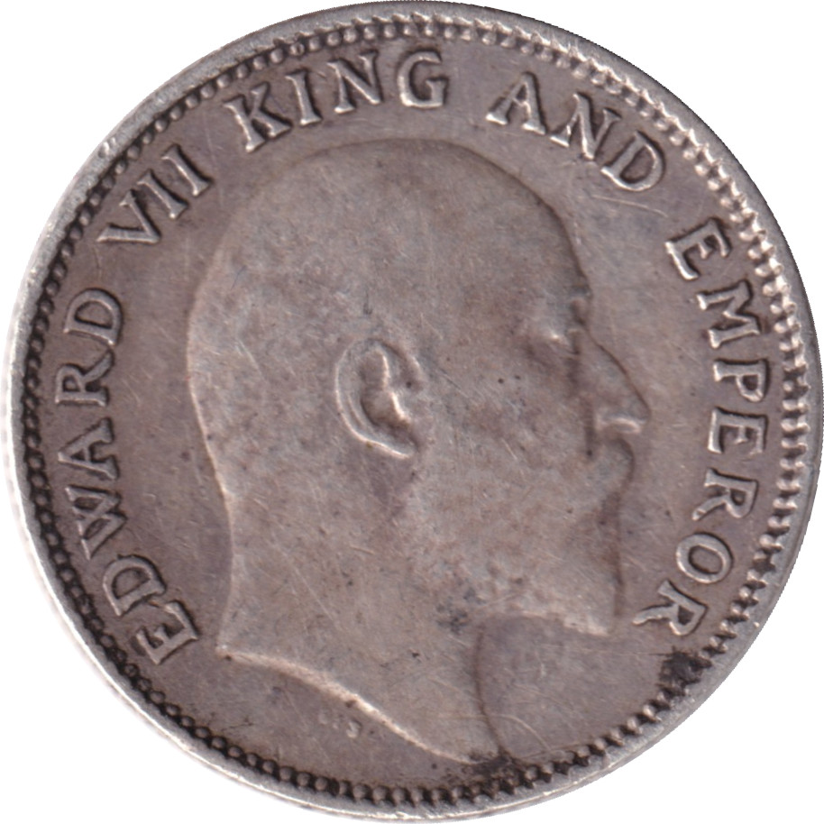 1/4 rupee silver - Edward VII