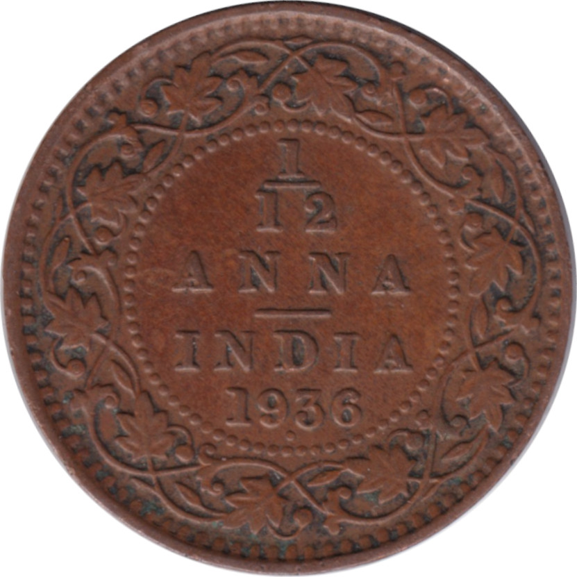 1/12 anna - George V