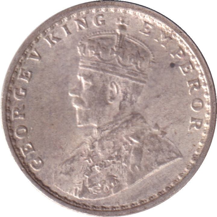 2 annas silver - George V