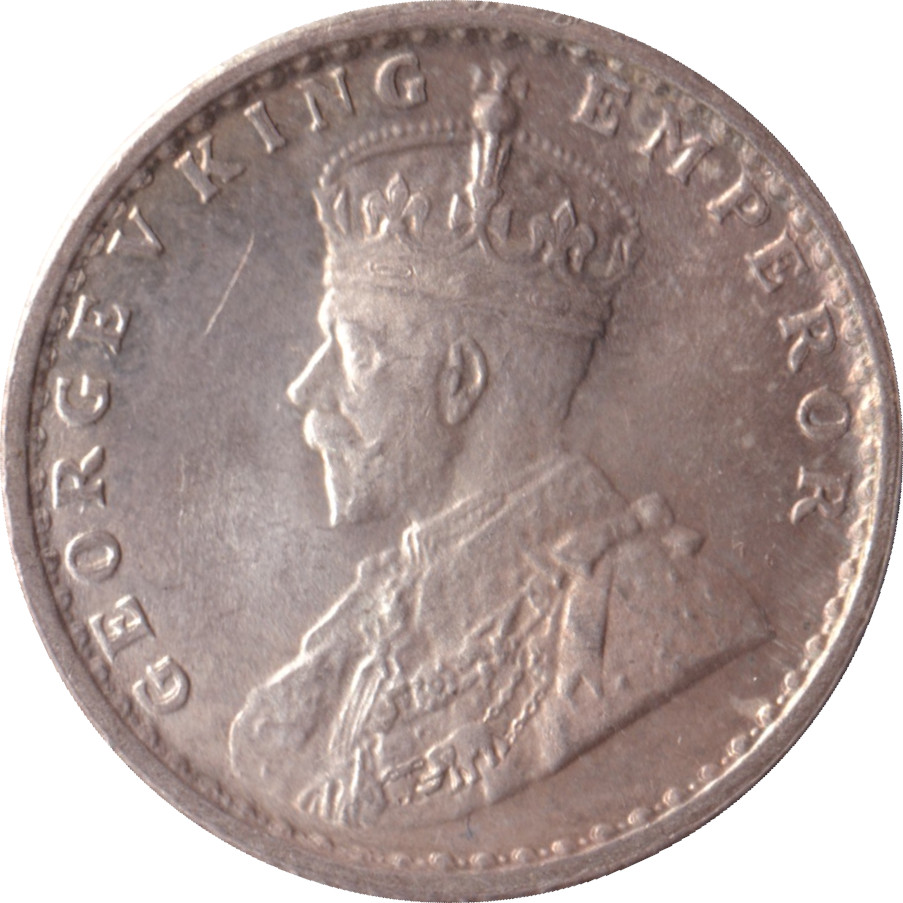 1/4 rupee silver - George V