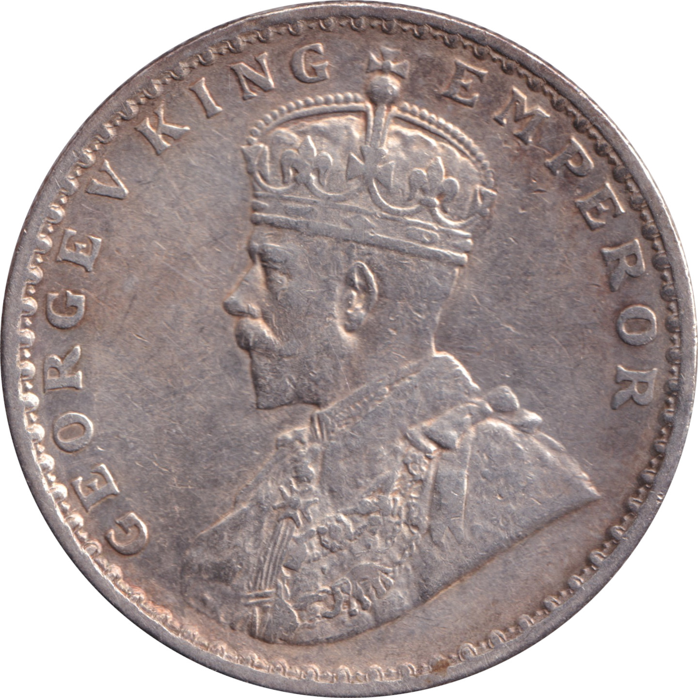 1 rupee argent - Georges V