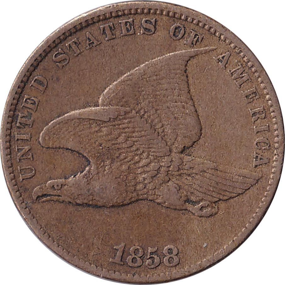 1 cent - Aigle volant