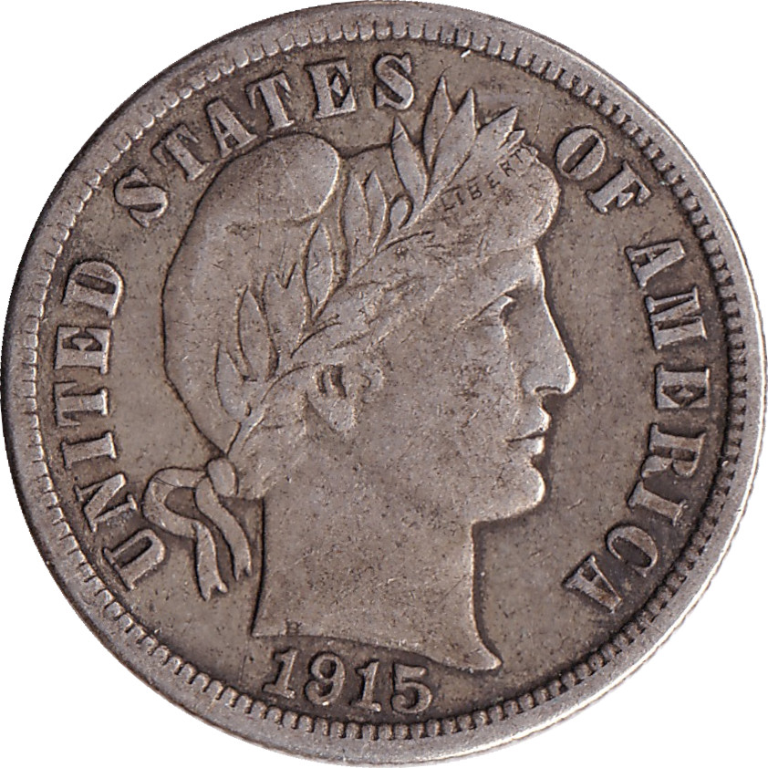 1 dime silver - Barber