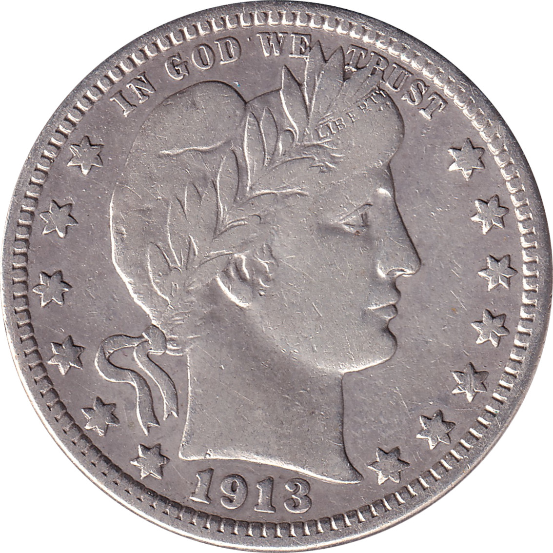 1/4 dollar argent - Barber