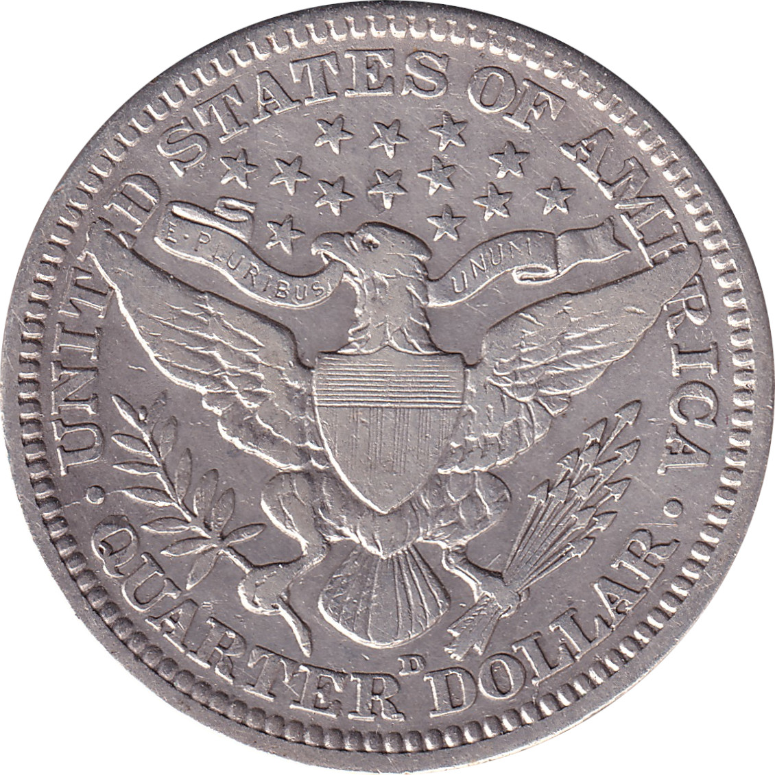 1/4 dollar silver - Barber