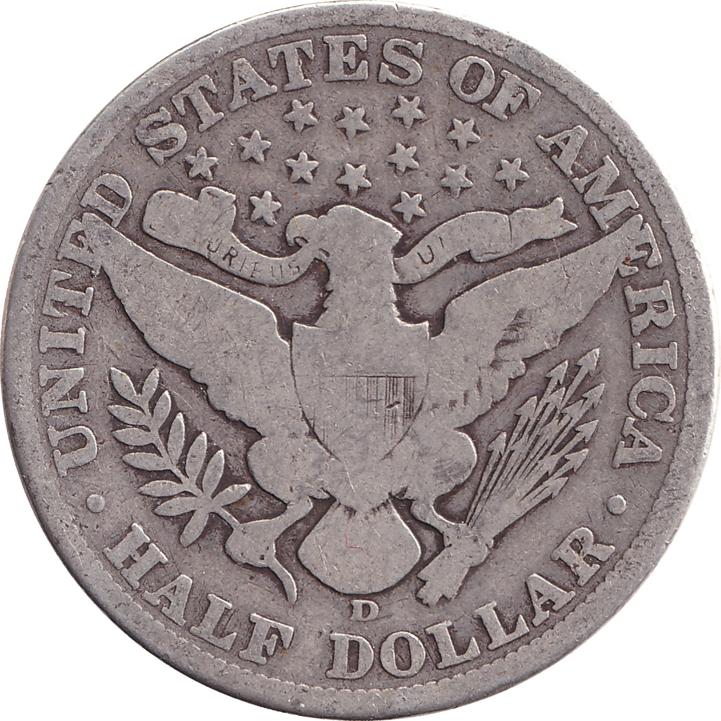 1/2 dollar argent - Barber