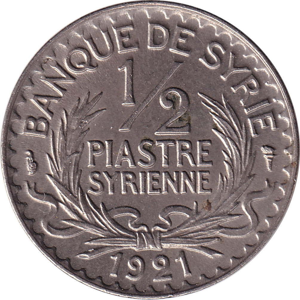 1/2 piastre - Banque de Syrie