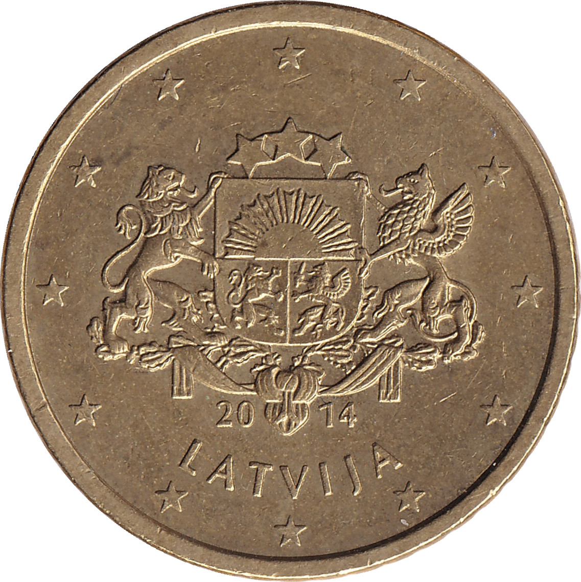 50 eurocents - Blason