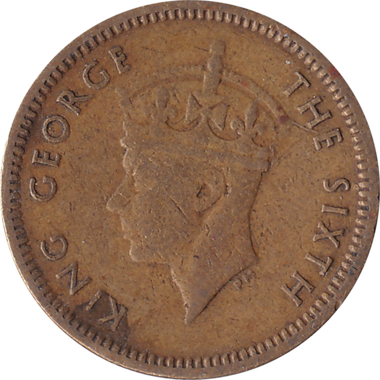 5 cents - Georges VI - Roi