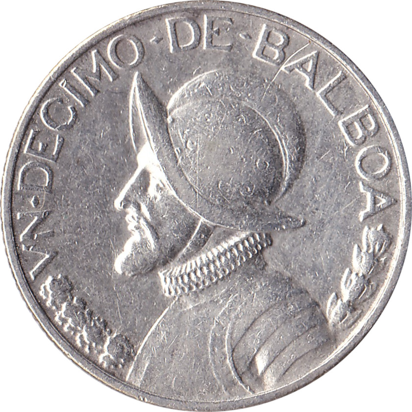 1/10 balboa argent - Balboa - Type 1 - Argent