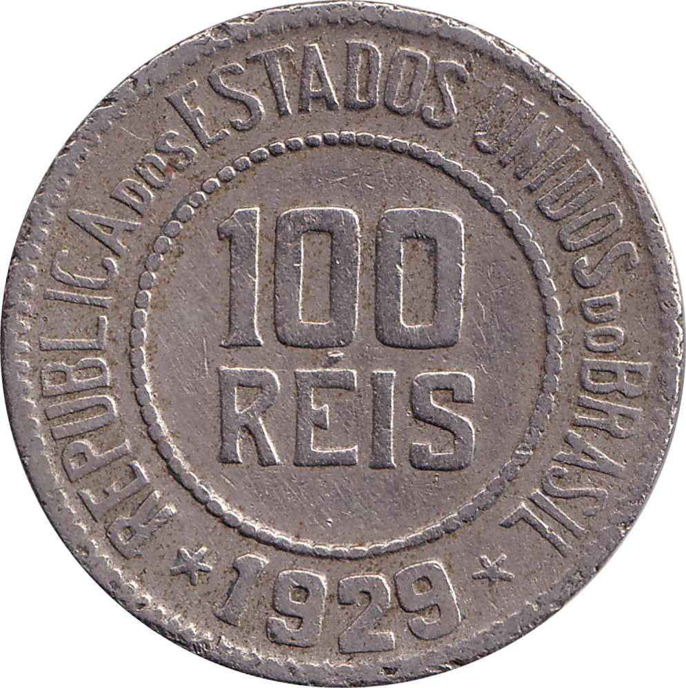 100 reis - Buste de la Liberté - Type 2