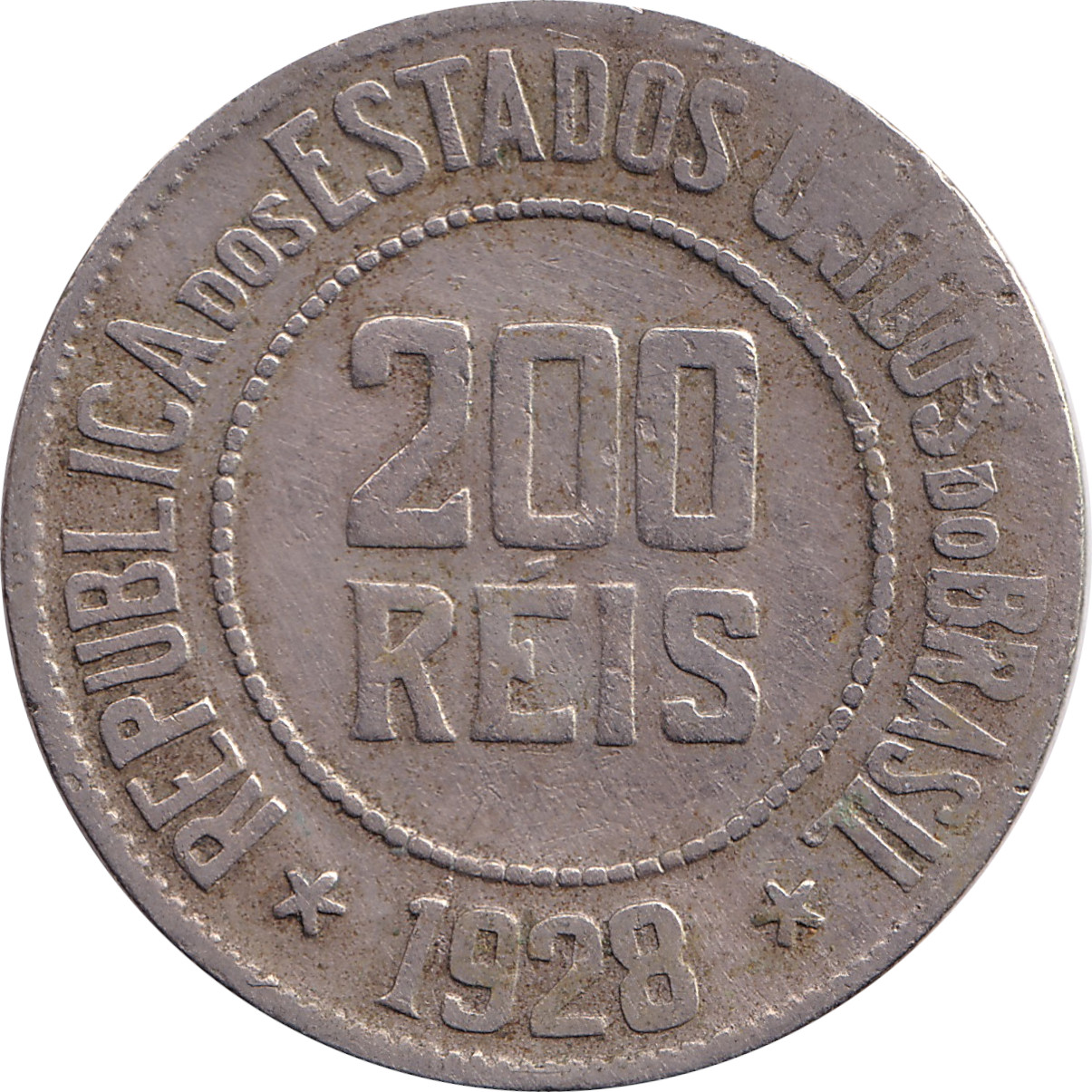 200 reis - Buste de la Liberté - Type 2