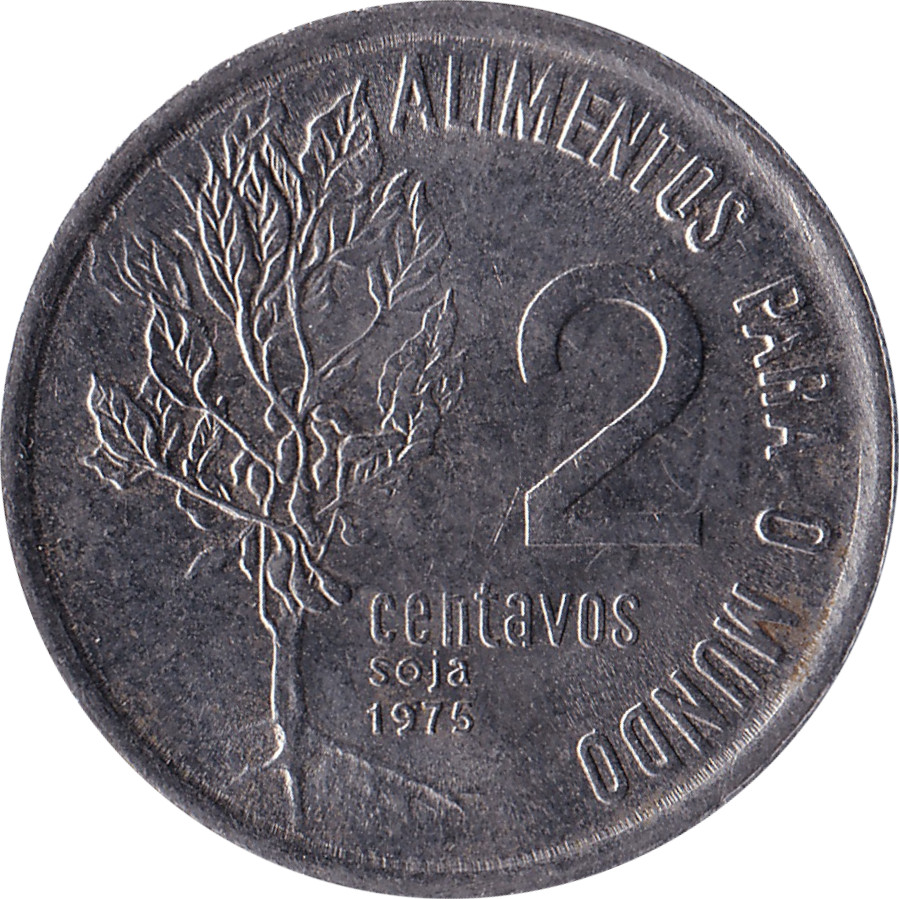 2 centavos - Tête de la Liberté - FAO