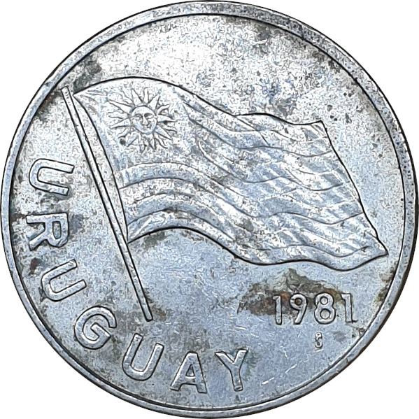 5 pesos - Drapeau