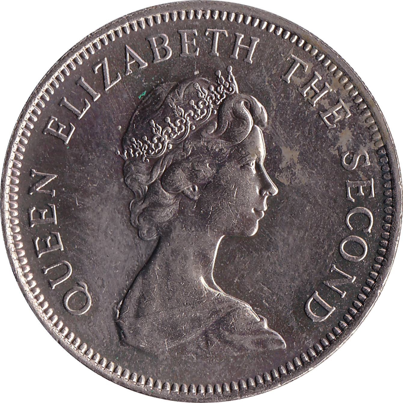 10 pence - Elizabeth II - Buste jeune - Lourde