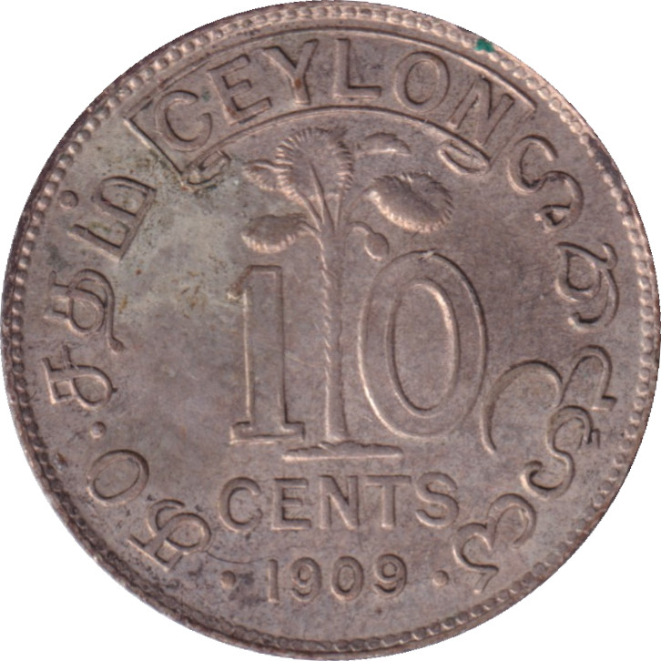 10 cents argent - Edouard VII