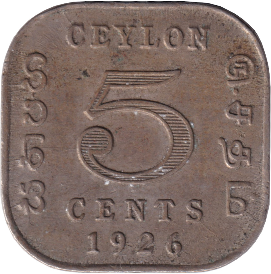 5 cents - George V