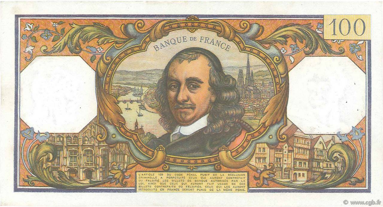 100 francs - Corneille