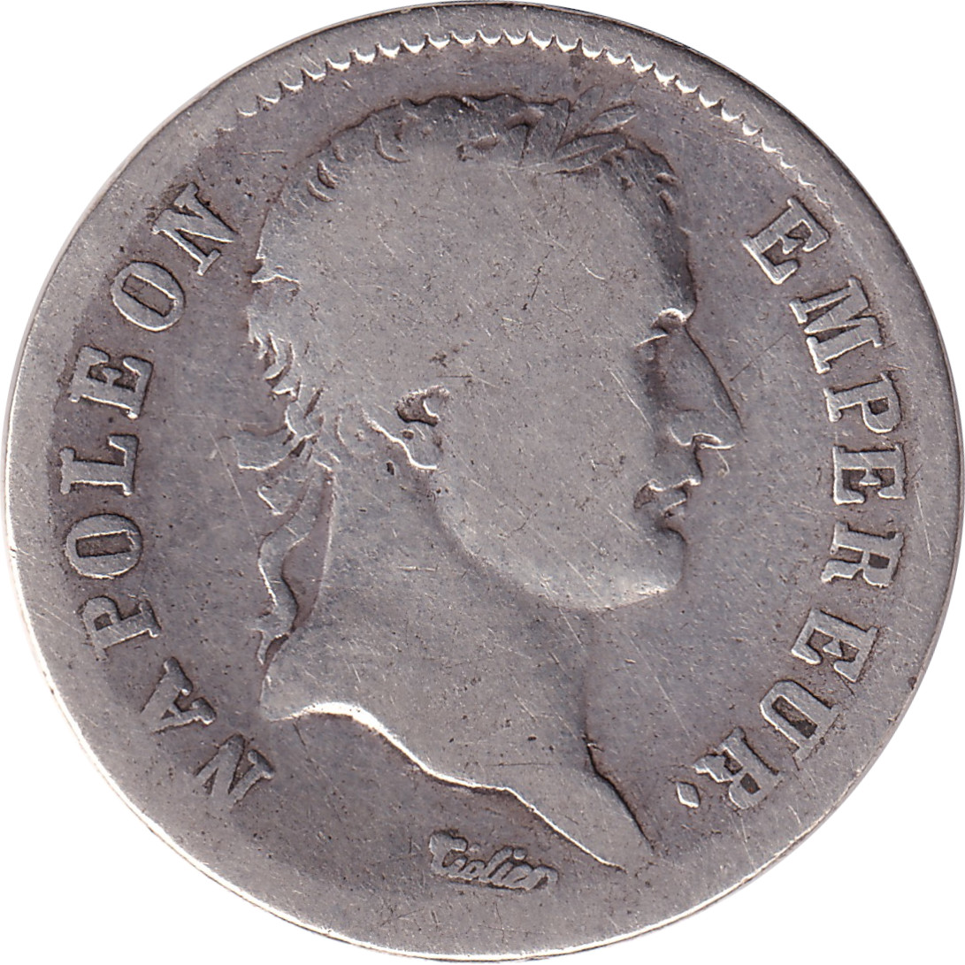 1 franc argent - Napoléon - Tête laurée - République française