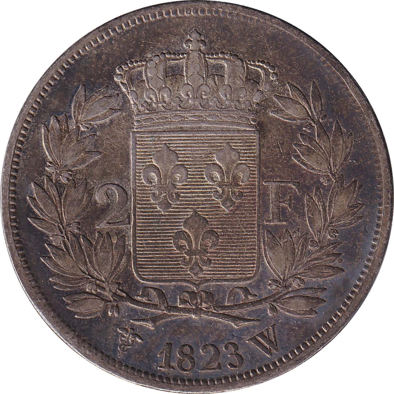 2 francs silver - Louis XVIII