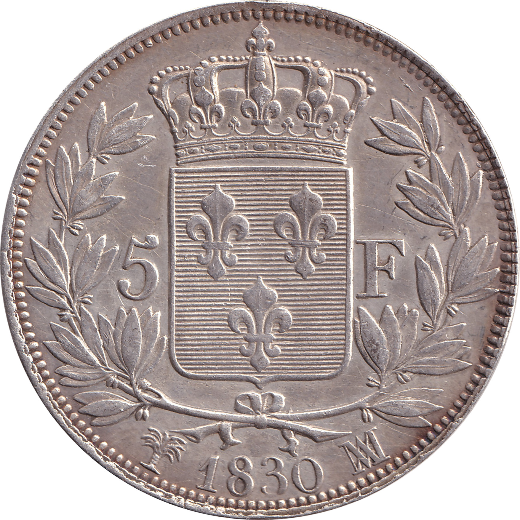 5 francs argent - Charles X