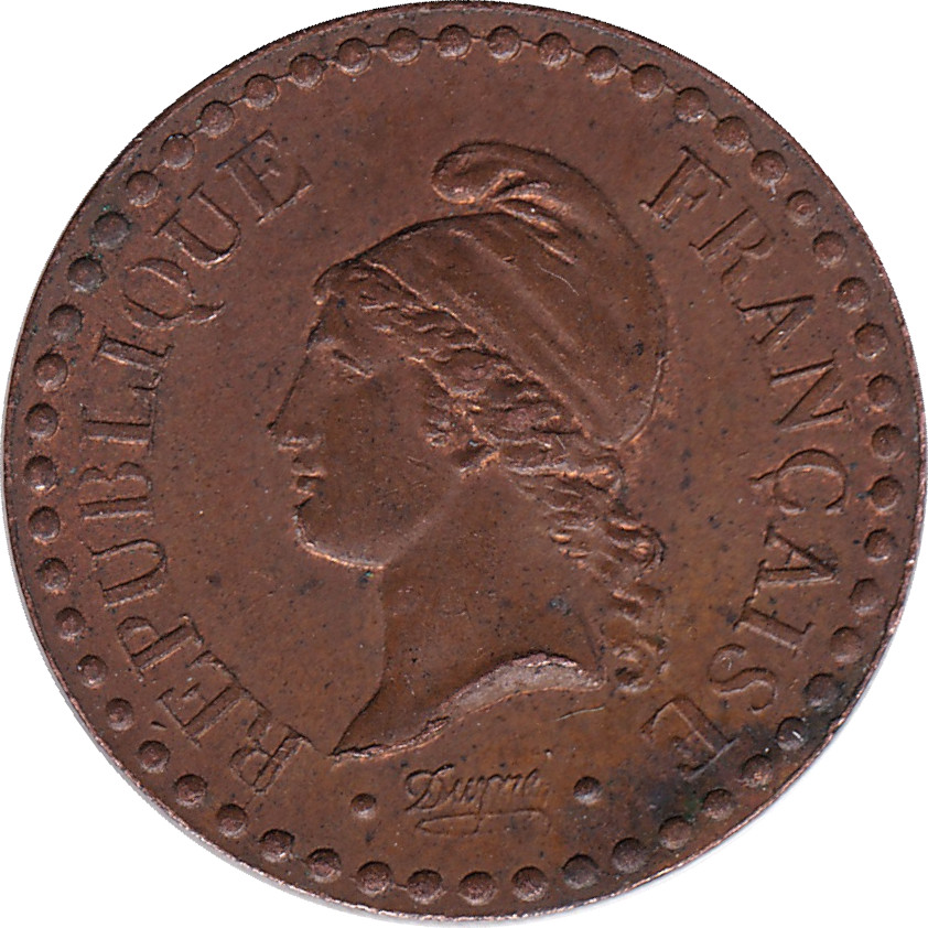 1 centime - Dupré - Seconde république