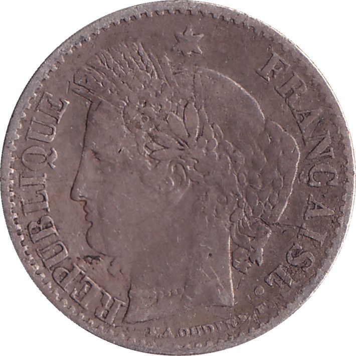 20 centimes silver - Cérès - Deuxième République