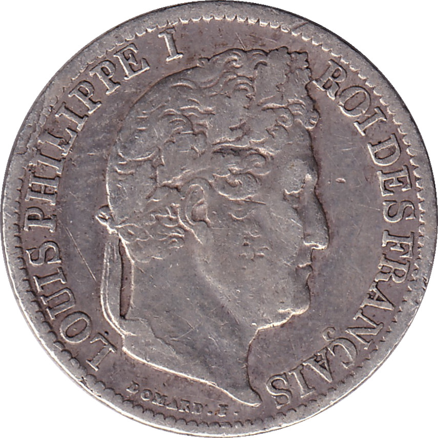 1/2 franc argent - Louis Philippe I