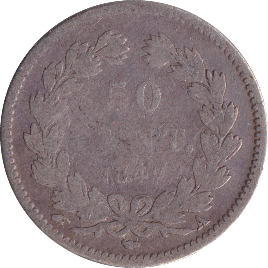 50 centimes silver - Louis Philippe I