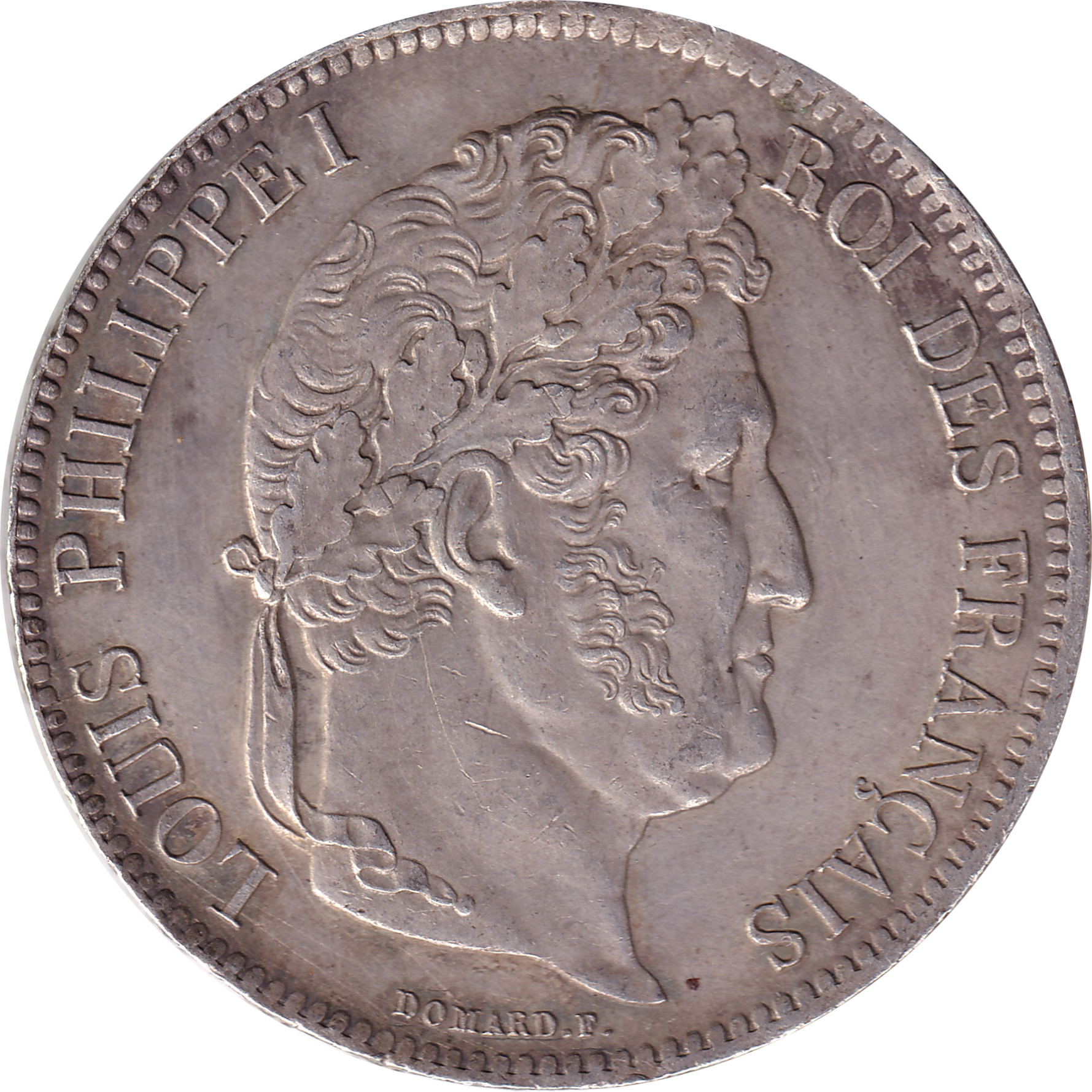 5 francs argent - Louis Philippe I - Tête laurée