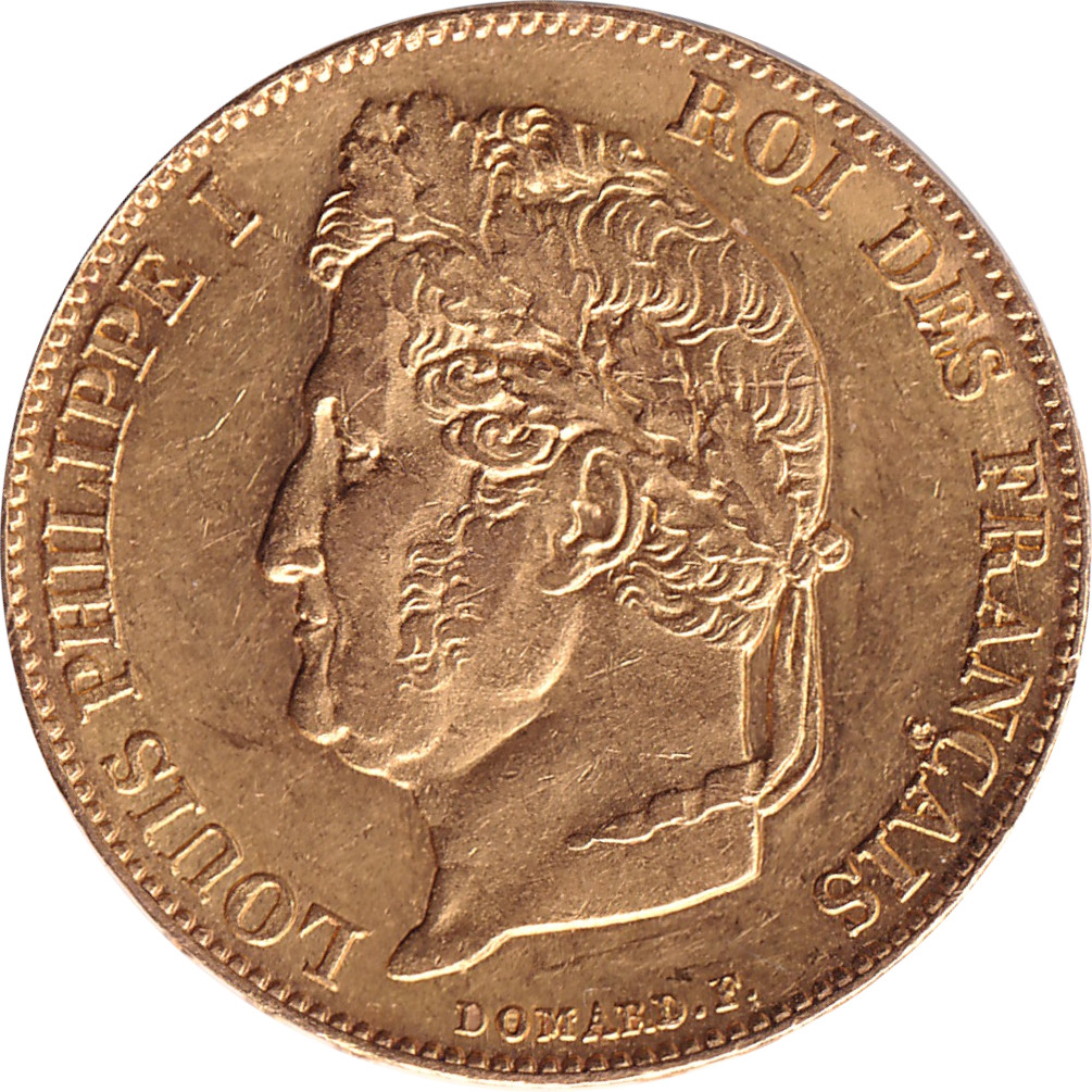 20 francs - Louis Philippe I - Laureate head