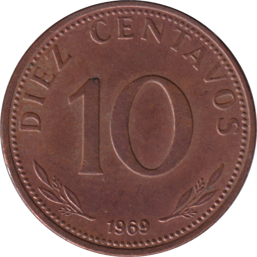 10 centavos - Armoiries