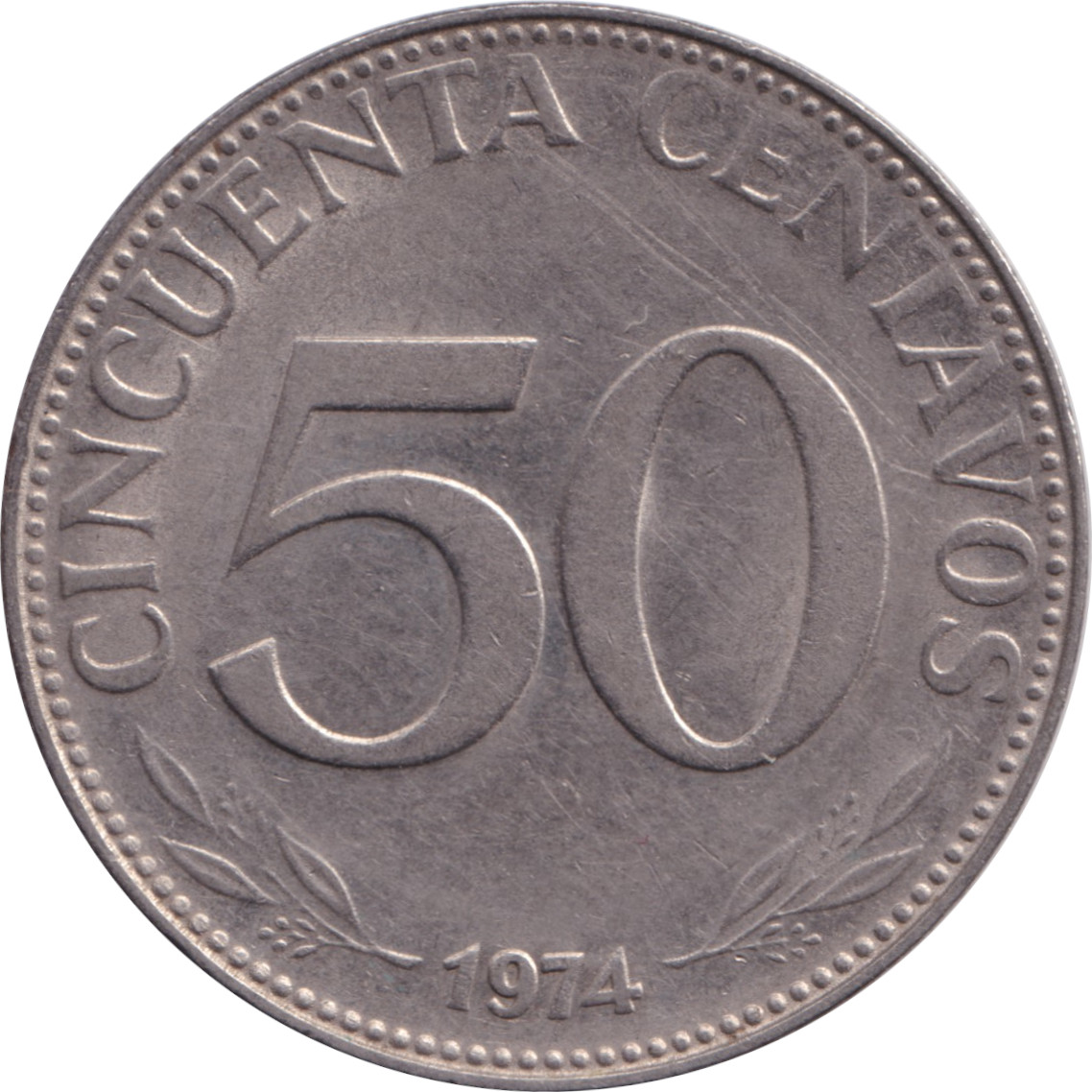 50 centavos - Arms