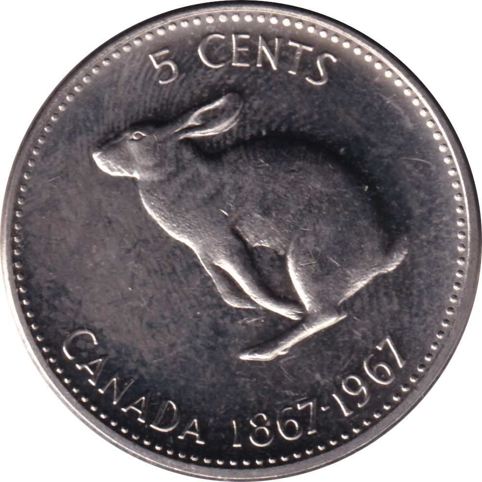 5 cents - Confédération - 100 years