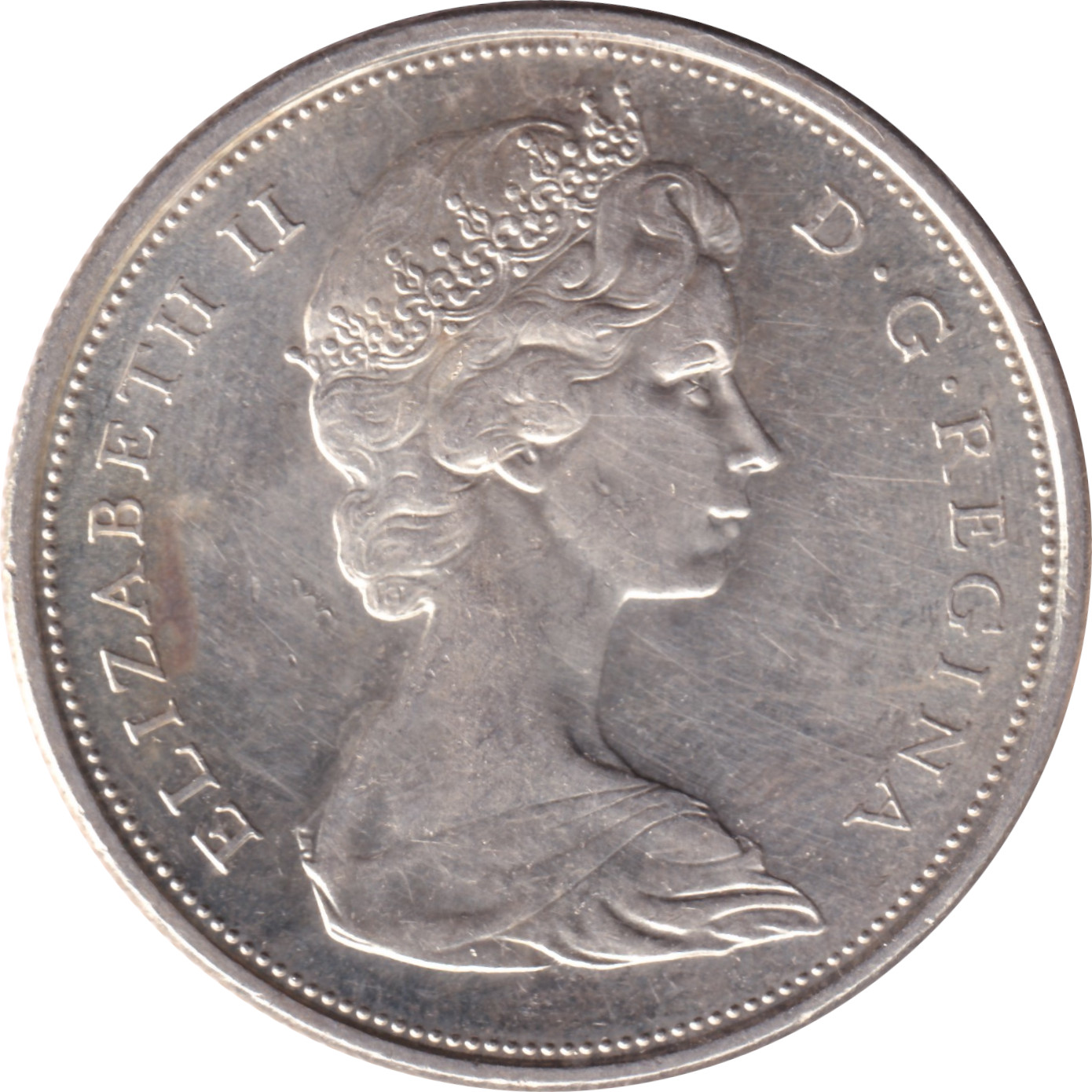 50 cents silver - Elizabeth II - Young Bust - Silver